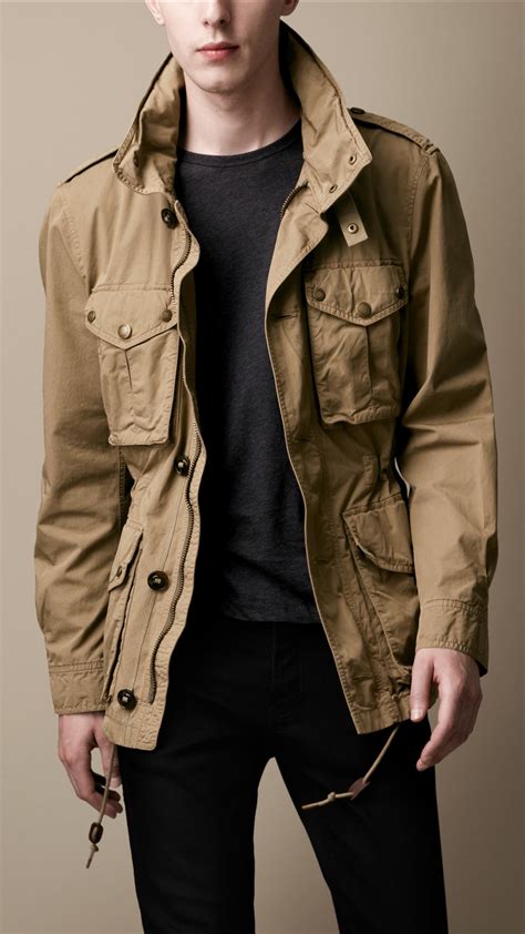 burberry khaki men's jacket|Burberry men jacket on sale.